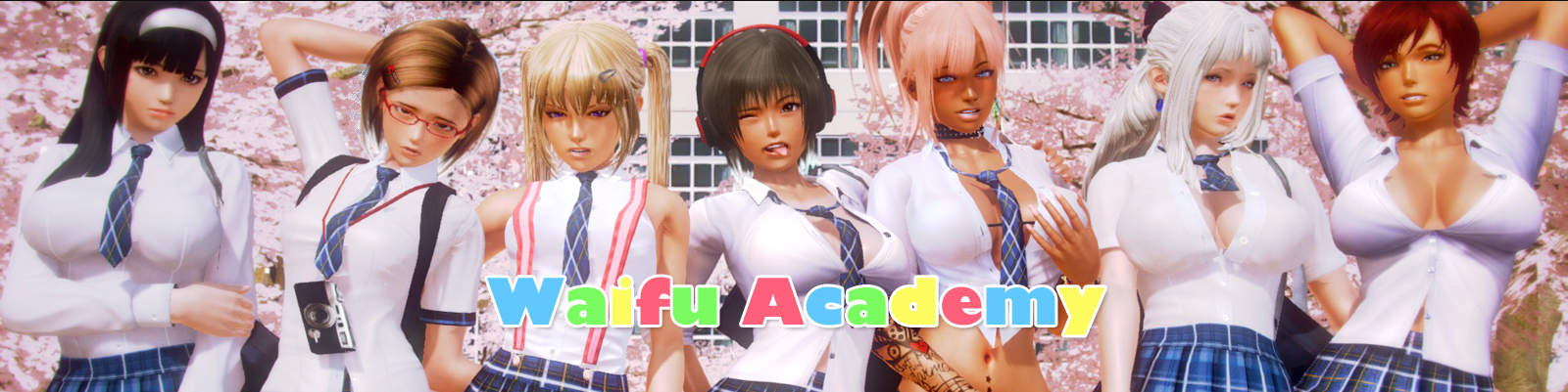 Waifu Academy 游戏截图展示